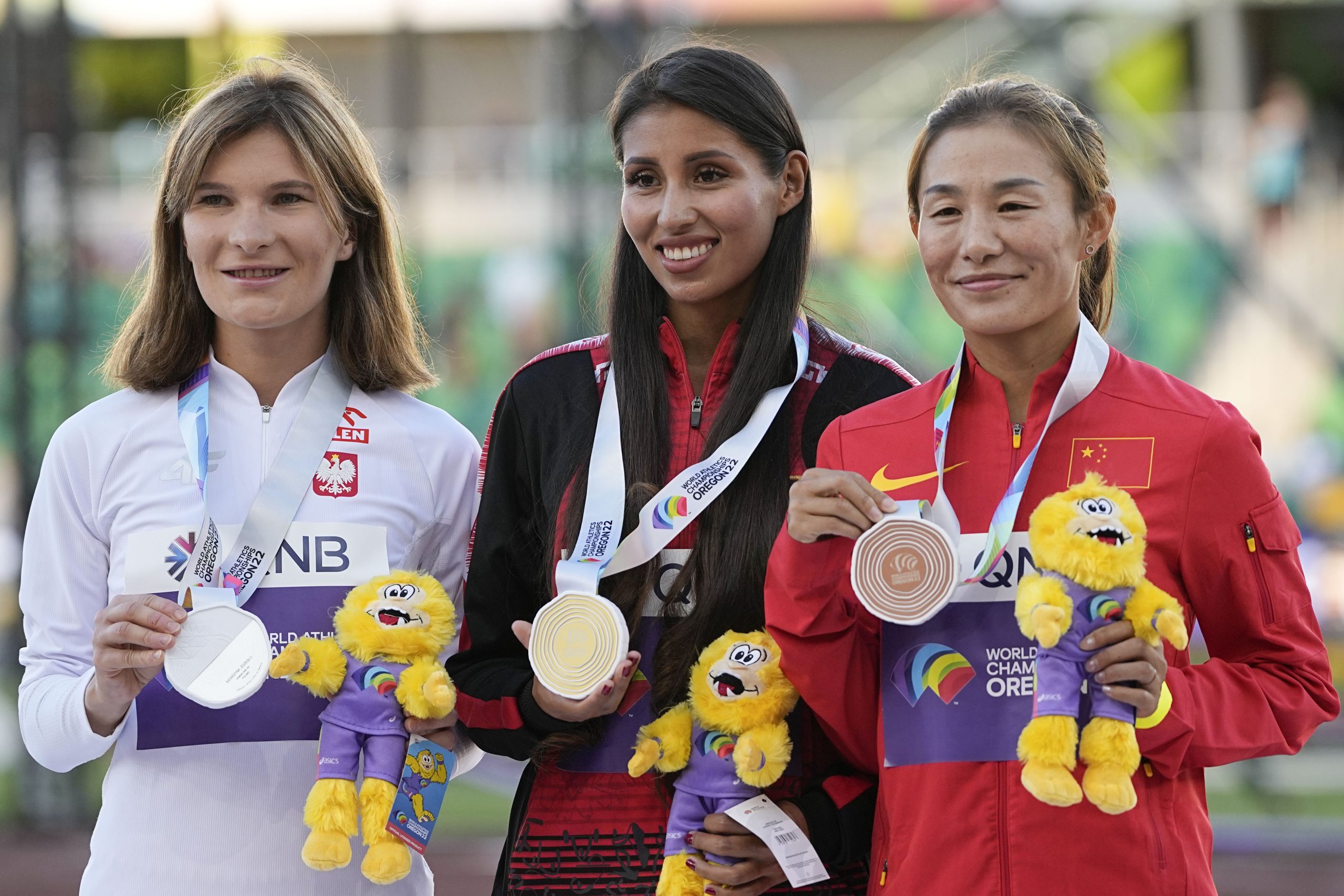 尤金世界田径锦标赛| 中国丢女20公里竞走江山 秘鲁选手爆冷夺第一金