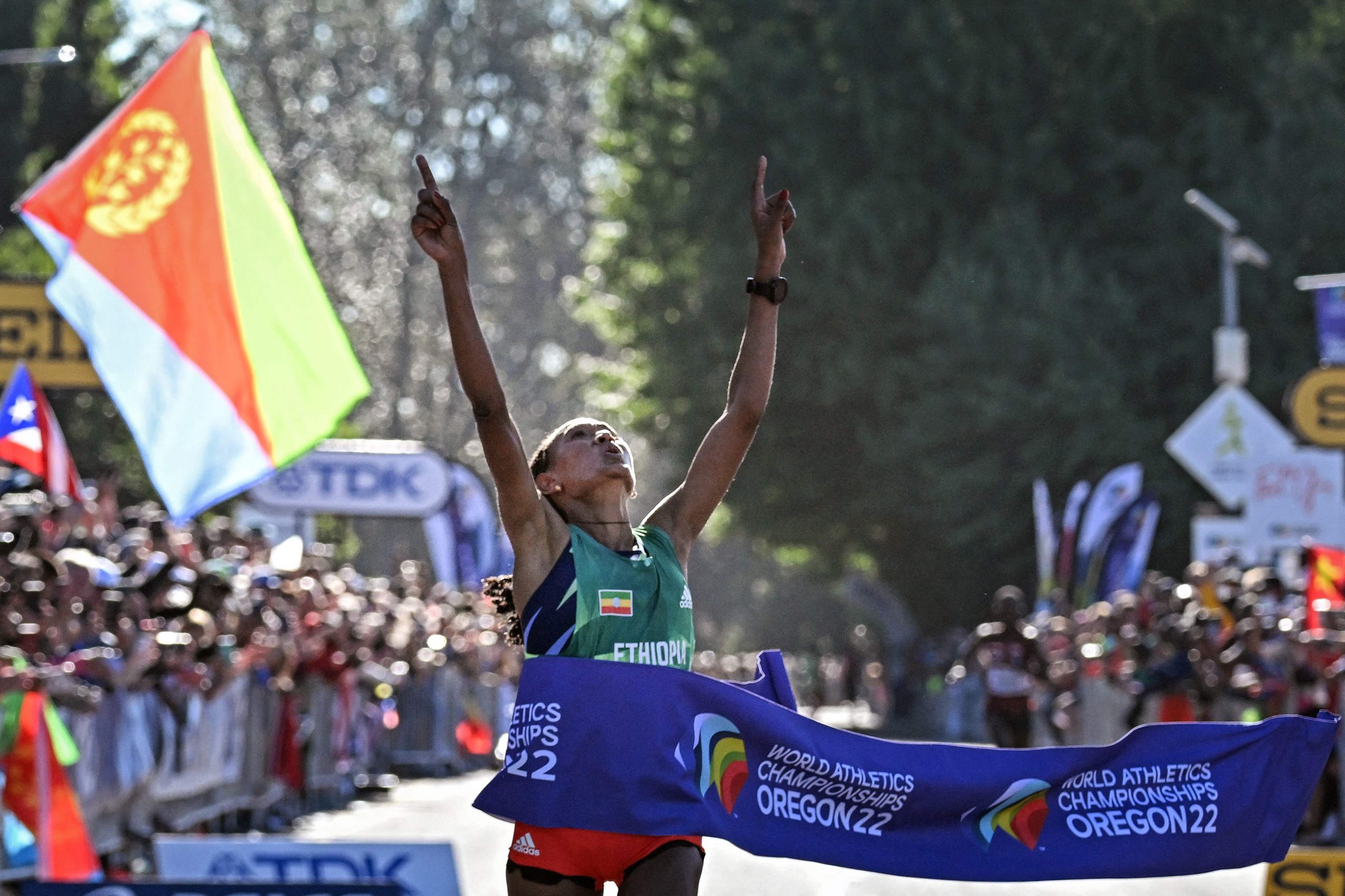 尤金世界田径锦标赛| 男跳高(女三级跳)延续统治力 巴尔希姆(罗哈斯)3连冠