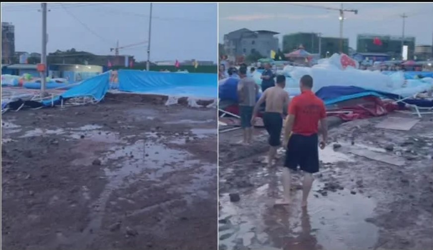 户外泳池崩垮 游客遭湍流卷走！四川游乐园1死7伤惨剧