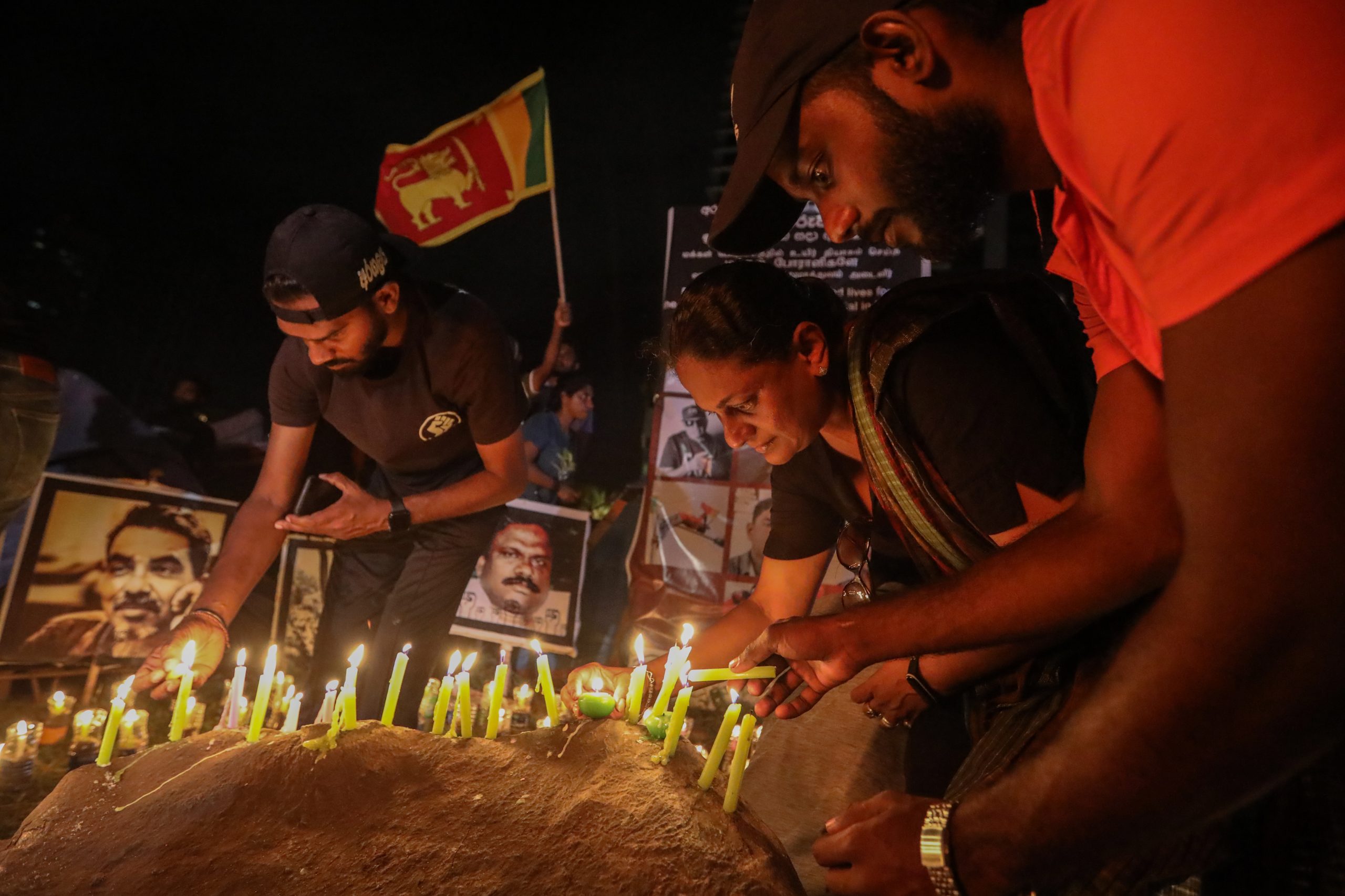  斯里兰卡示威运动满百日