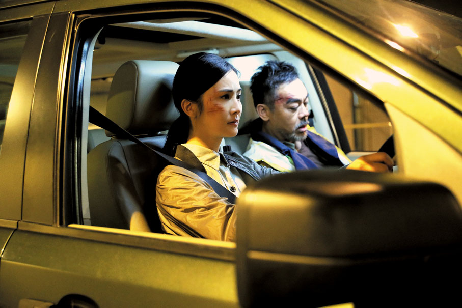 新戏载刘青云险象环生 阿Sa飞车险撞死影帝