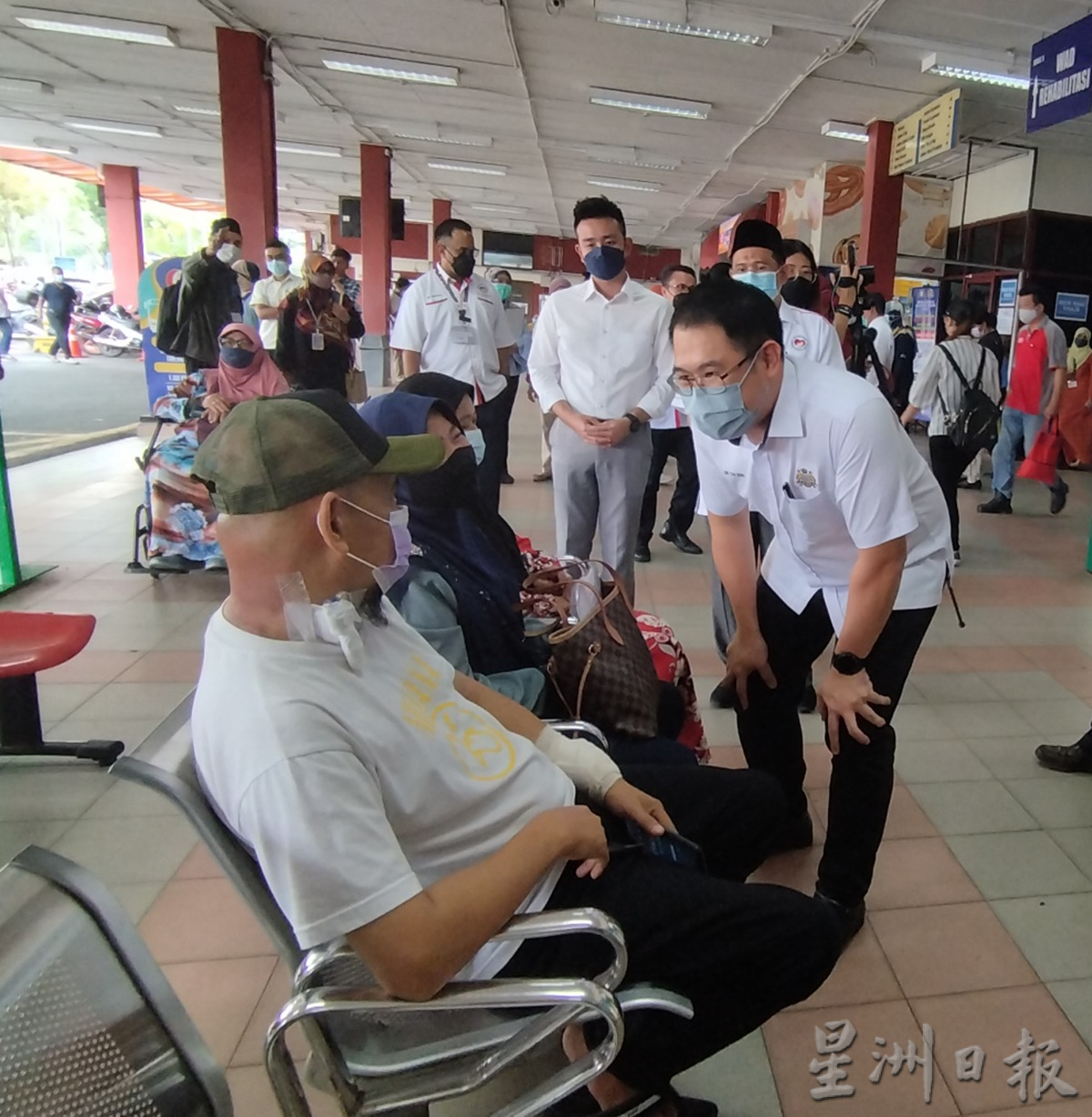 柔：新闻：林添顺：包括供电供氧系统  1.4亿提升中央医院设施