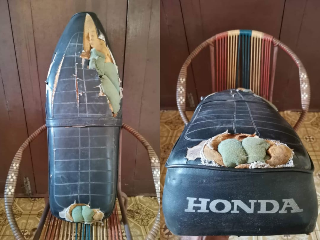 残旧又破洞座包售RM350 网民:不如卖猫抓过的椅!