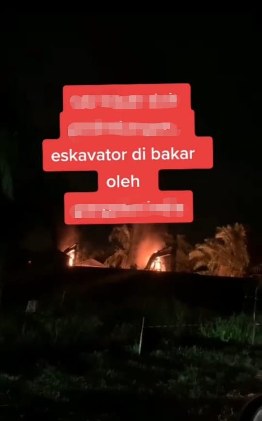 求真/警方驳斥挖泥机被烧有私会党元素！/2图