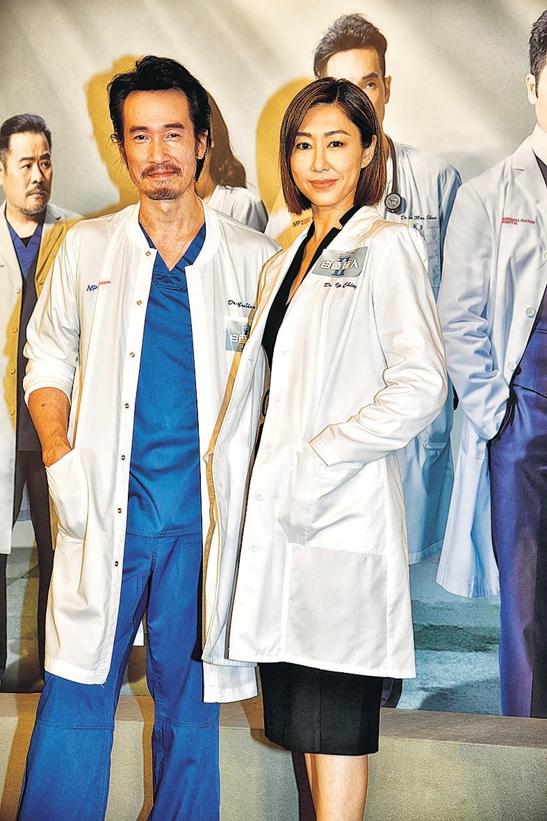 胡定欣剧透《白色强人II》感情戏 拒绝插足马国明唐诗咏	