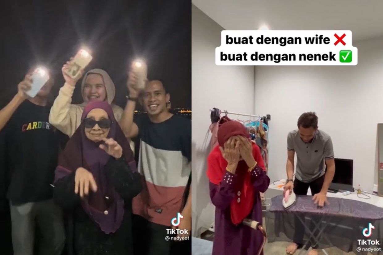 视频|86岁祖母童心未泯 粗盐白饭短片让人破涕为笑