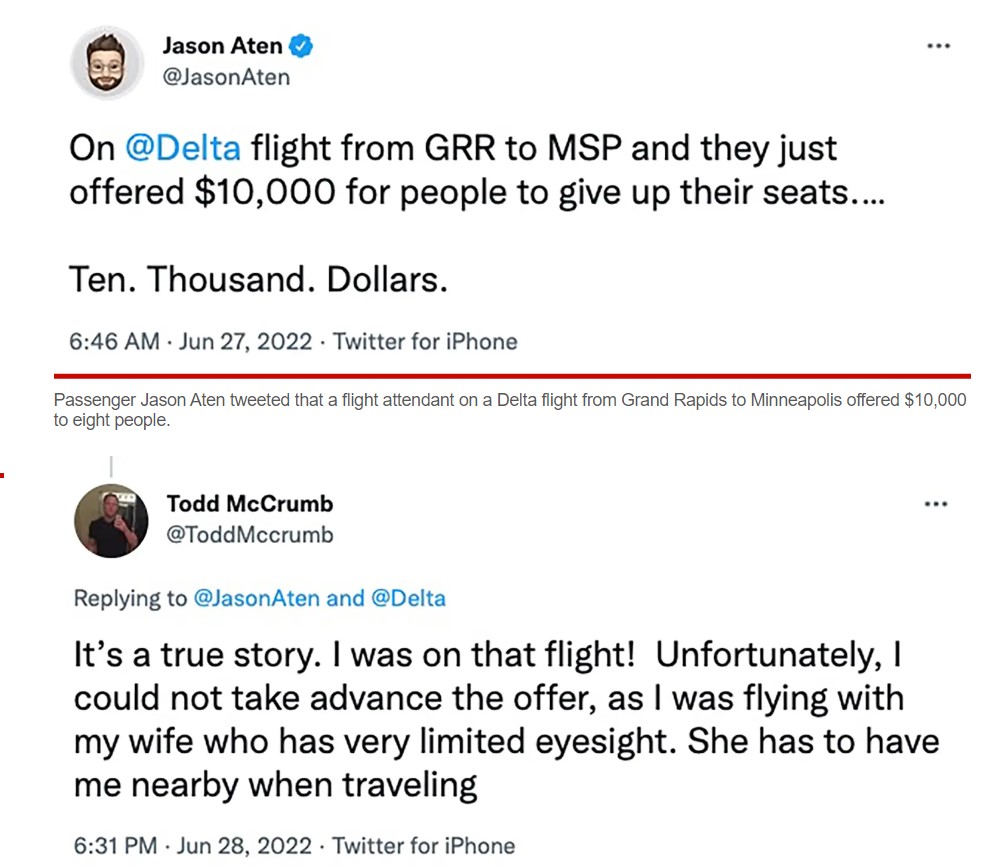 达美航空超卖 出4.4万求乘客让出机位