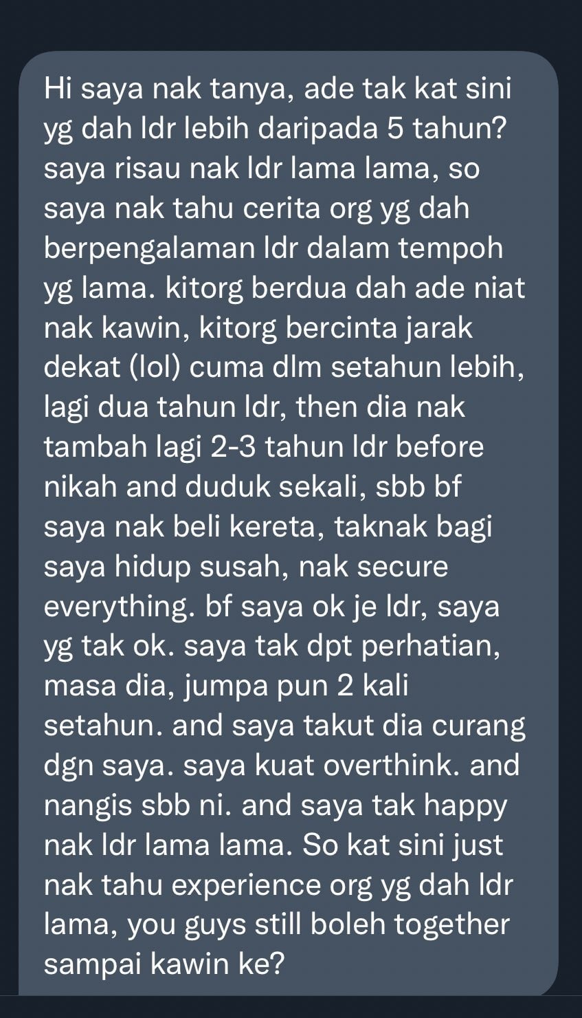 远距离恋爱每年只见2次·女友:担心被劈腿 常哭泣