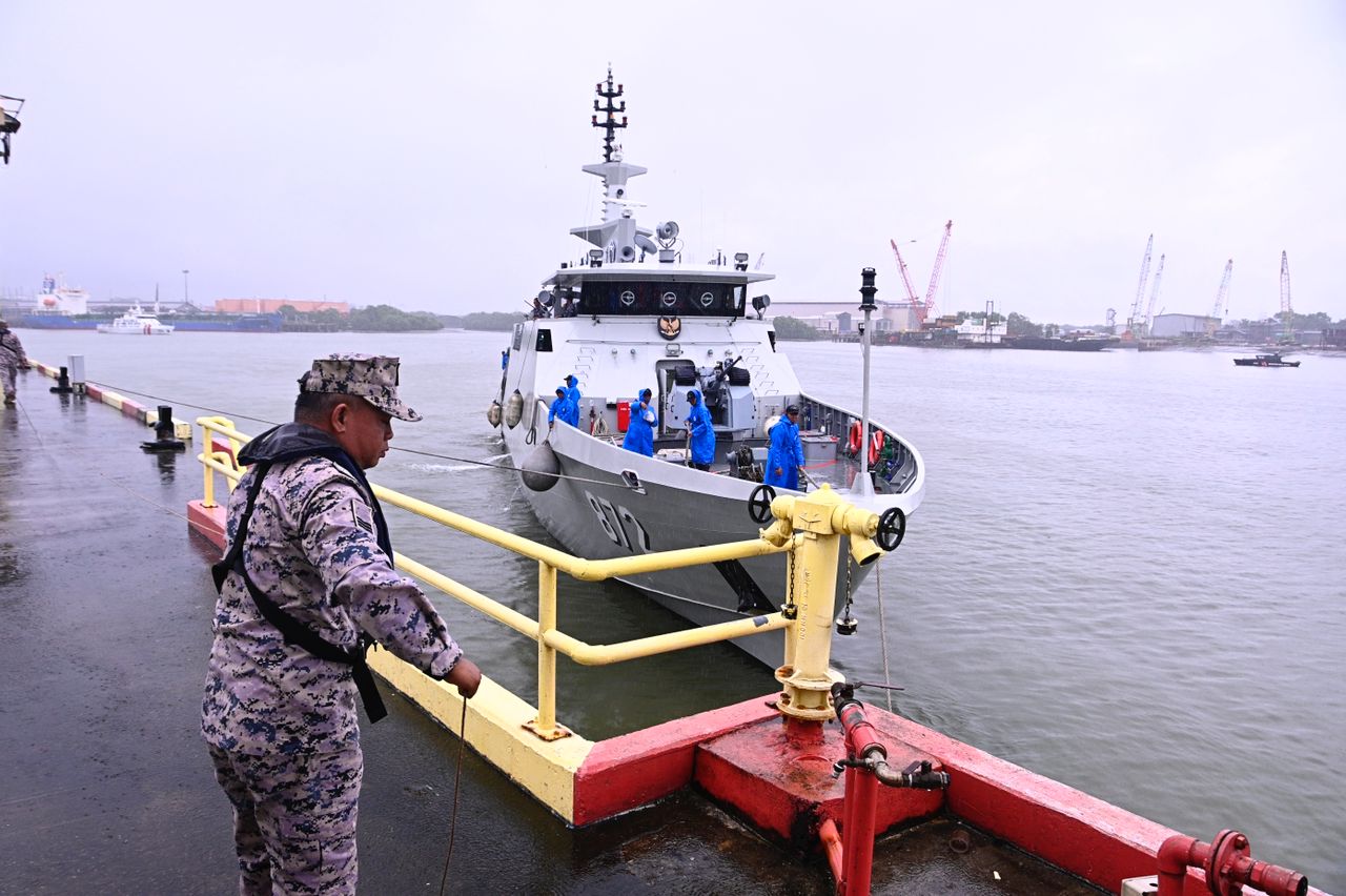 马印海事执法部甲海峡联合行动