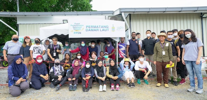 (大北马)理大学生造访峇东渔民中心,中国学生:南岛计划比中国更好