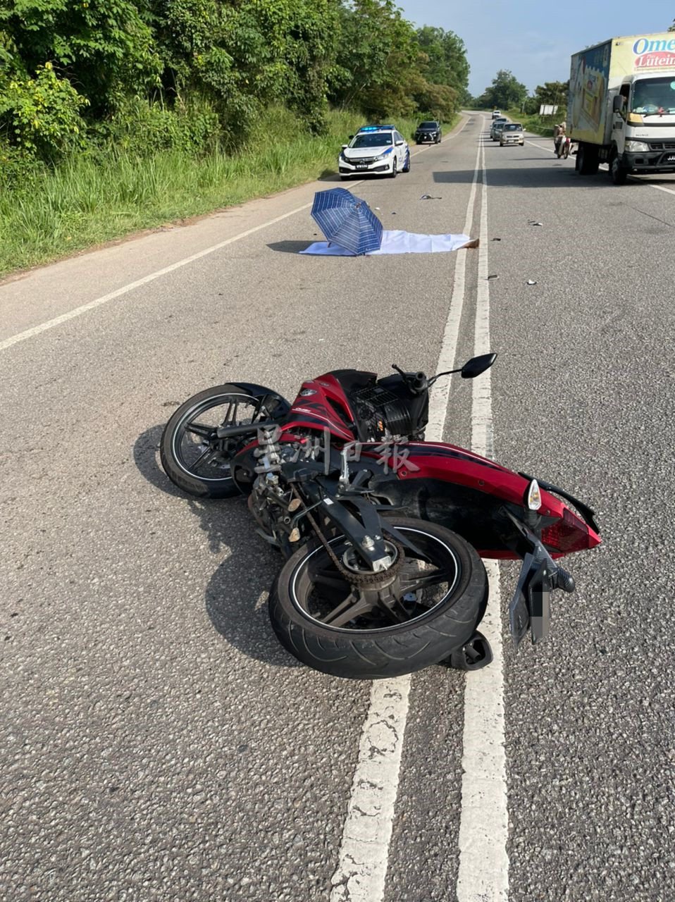 (已签发)柔:永平年轻摩托车骑士意外毙命,家属盼目击者提供线索