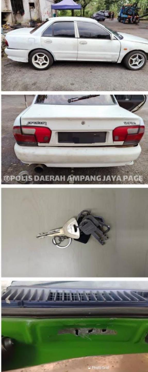 2窃贼偷车后拆解零件·警方抓现行逮捕