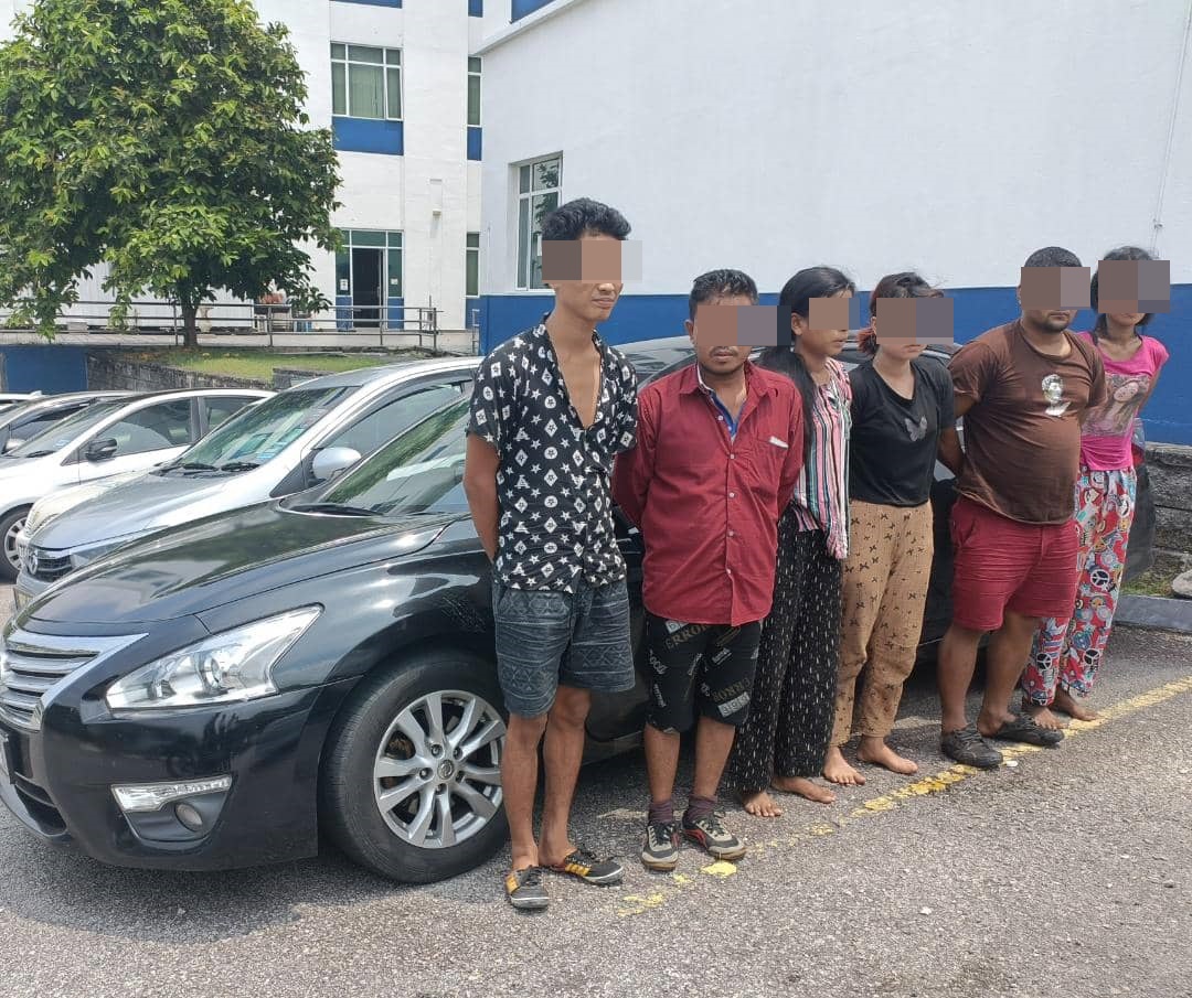 与3男从丹到巴生找工 3缅女挤后车箱避查