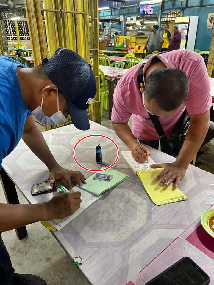东:甘马挽卫生局在食肆展开取缔吸烟行动,12名烟民包括1名未成年者被取缔。