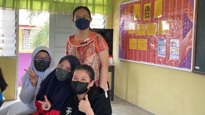 中六中文促进会首站讲座 3天访沙白瓜雪5中学