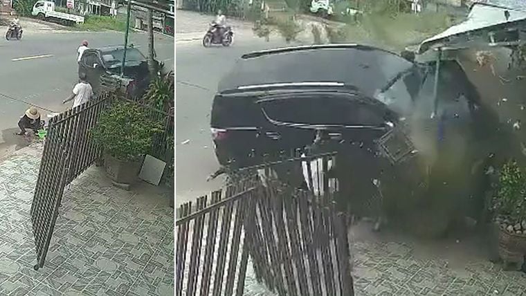 他酒驾失控撞路边!餐厅老板夫妇清水沟“被永别”