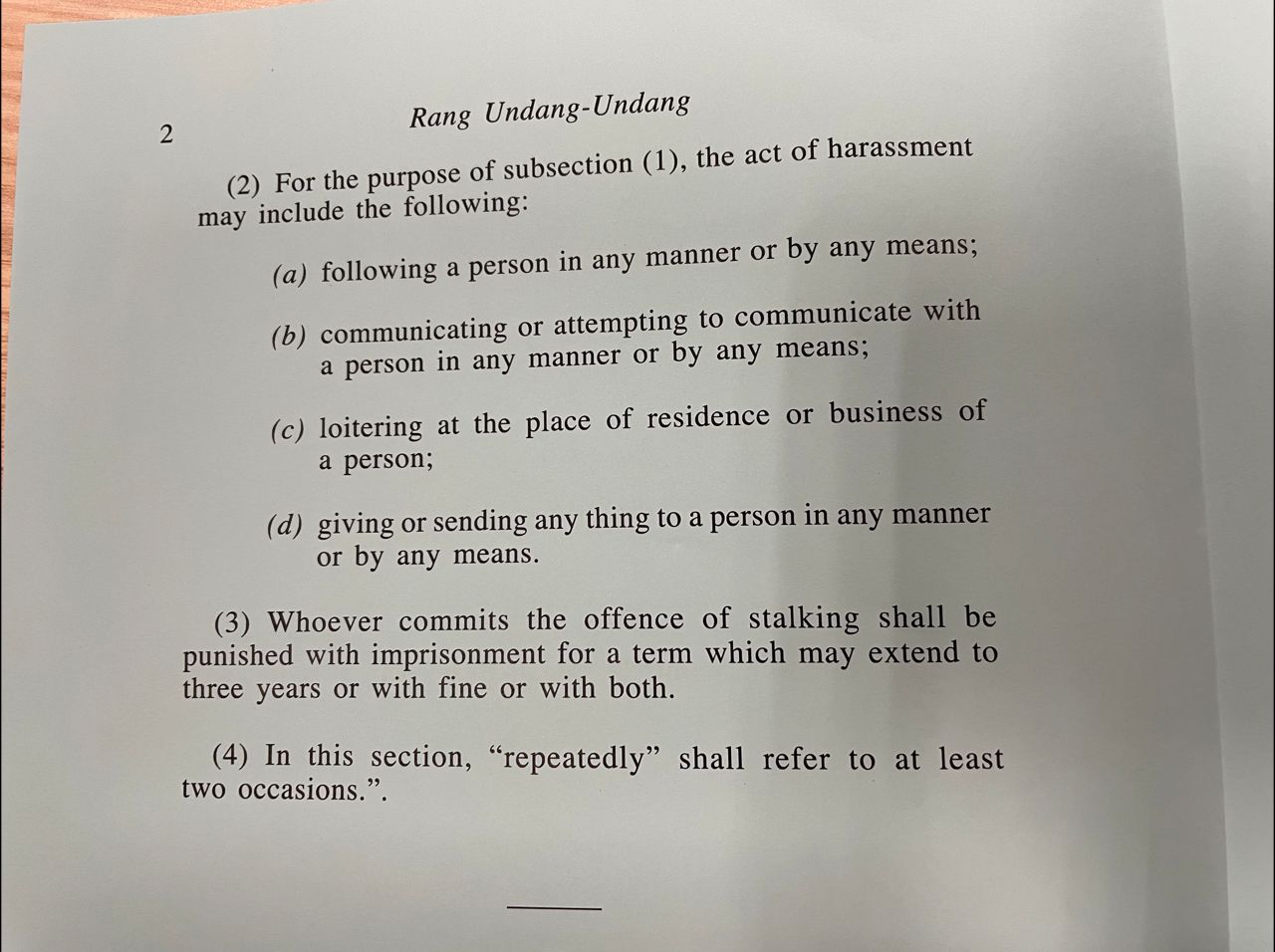 任何方式“Stalk人”将列为刑事罪！政府建议坐牢3年+罚款