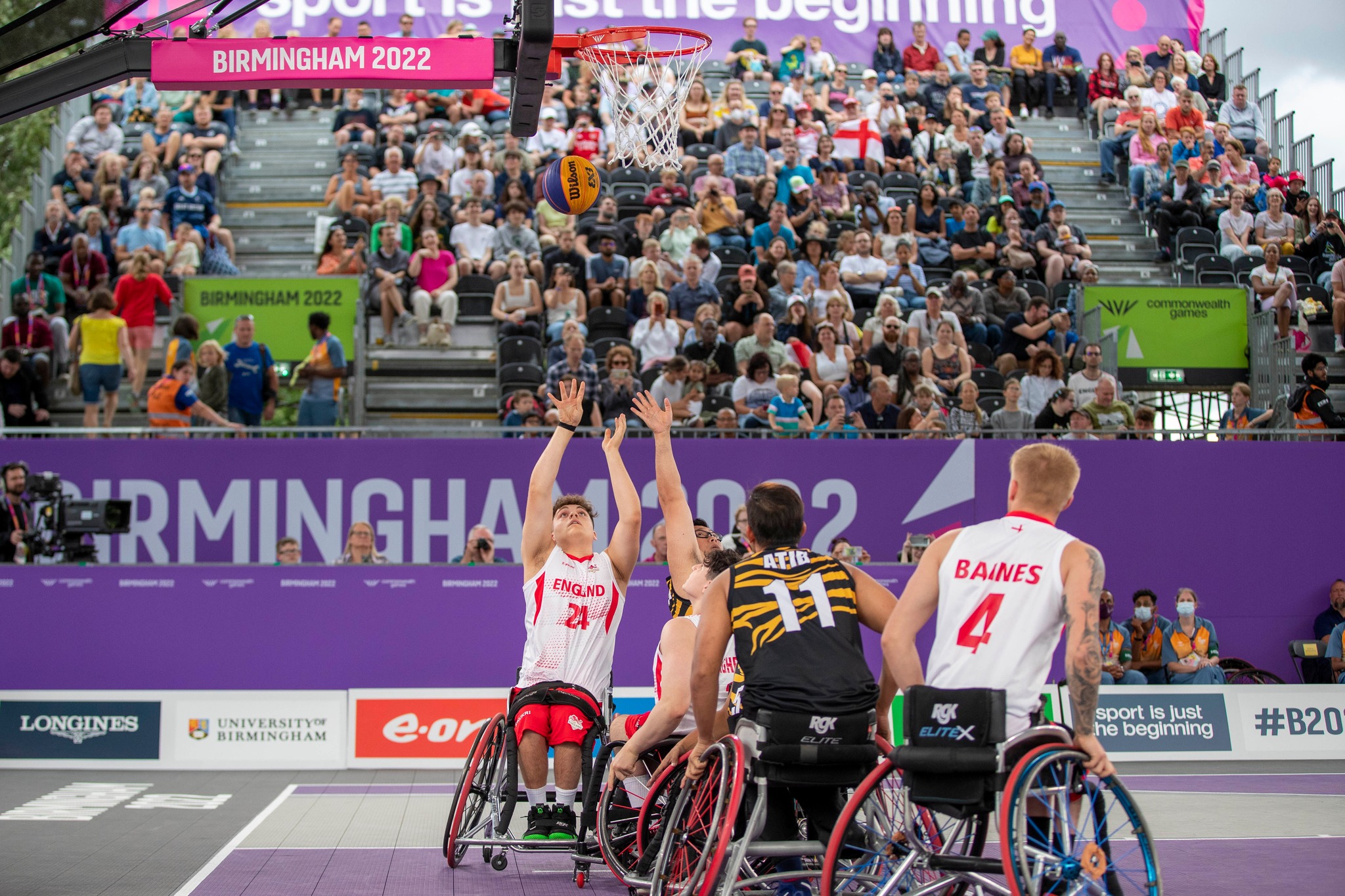 伯明翰共运会| 男子3x3轮椅篮球赛 大马不敌英军无缘铜牌