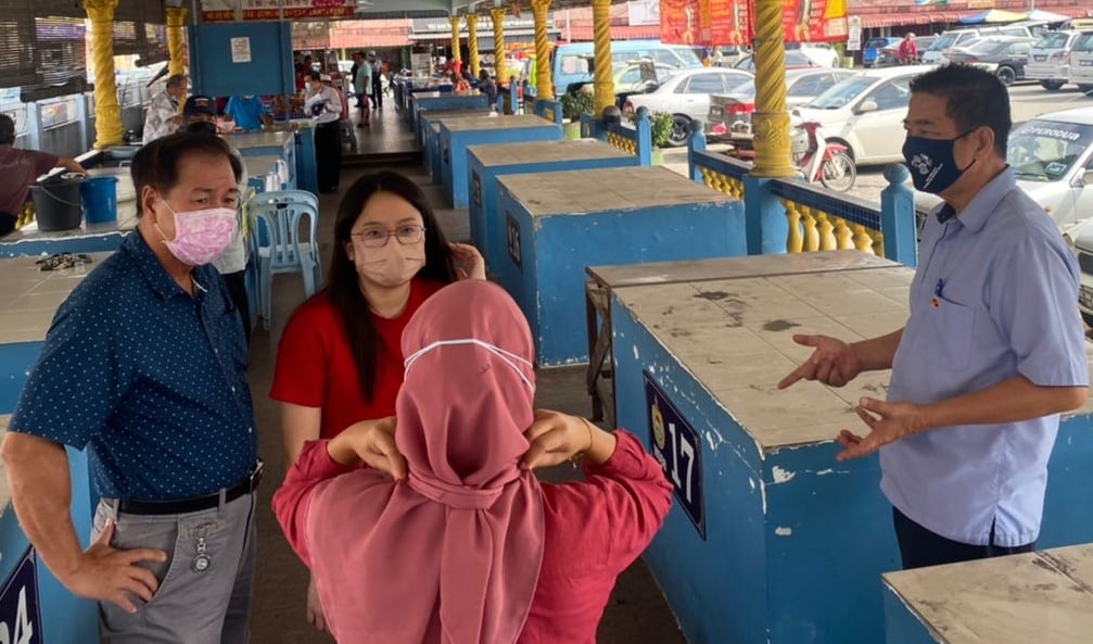 先下（大都会）沙白安南县议会将与适耕庄巴刹小贩进行大扫除