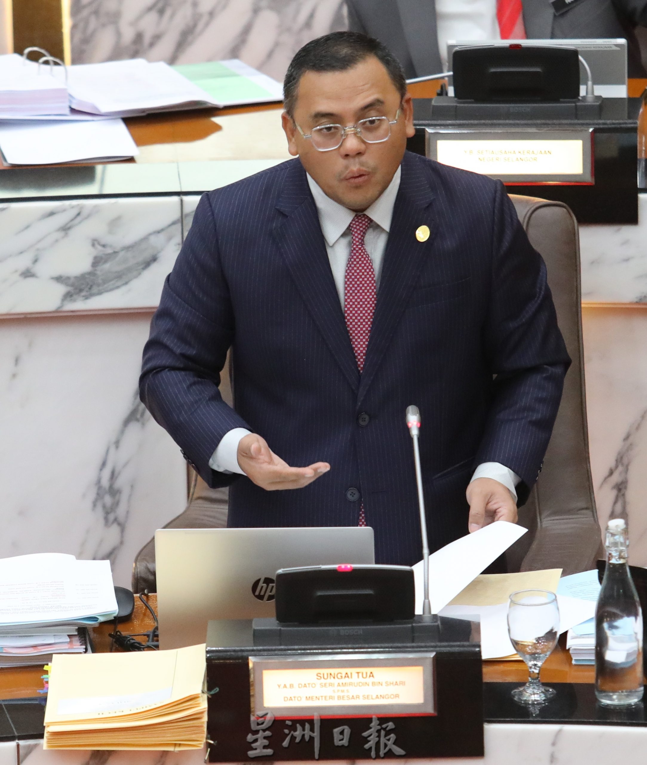 雪州议会:阿米鲁丁致歉(若解散)