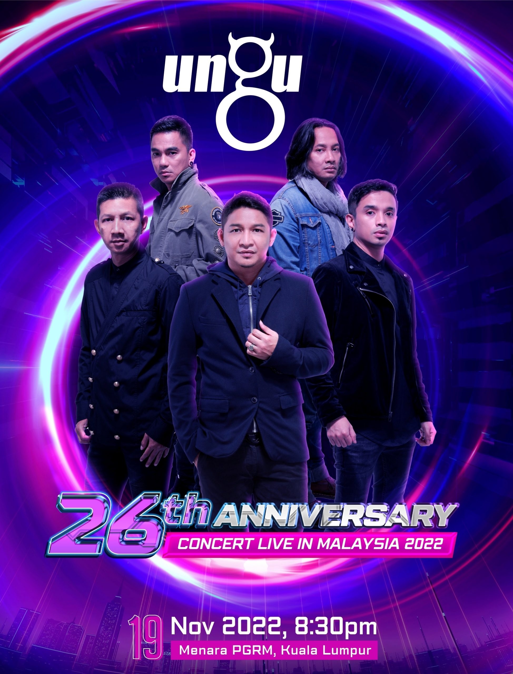 印尼摇滚乐队Ungu 1119来马办26周年演唱会