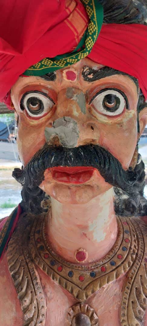 (大北马)兴都庙神像被二度破坏