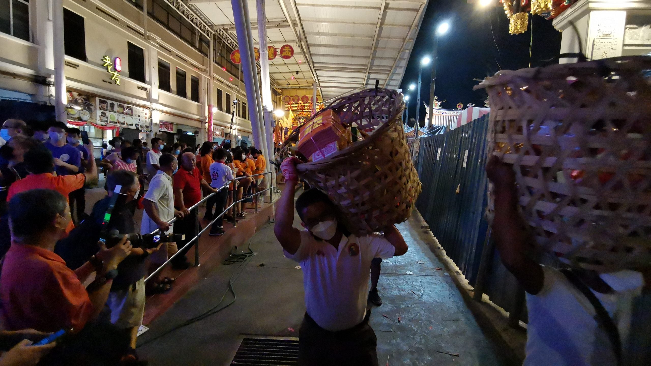 (大北马)大山脚埠众盂兰胜会恭送大士爷回銮,金身坐化中央旺四方