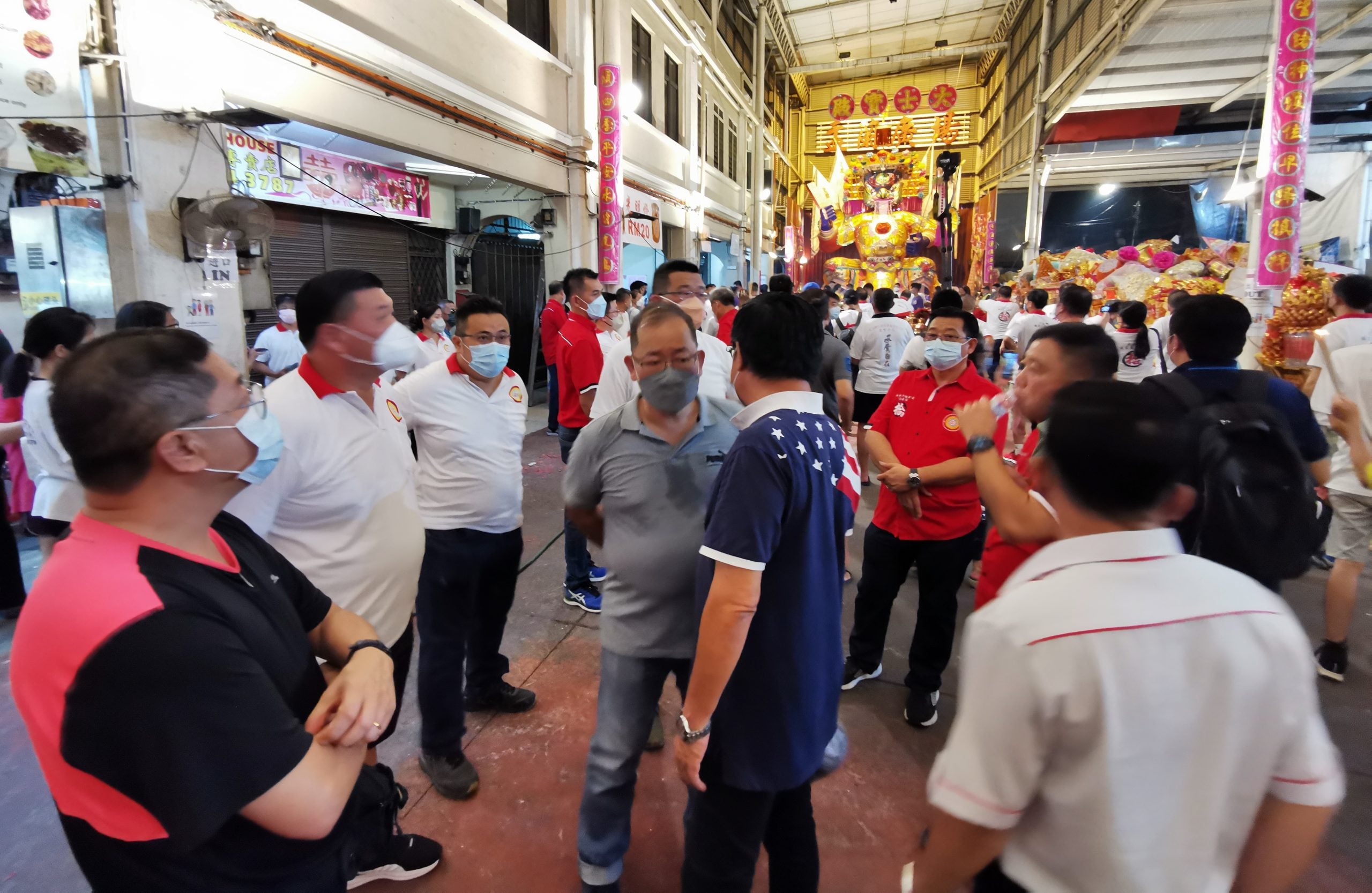 (大北马)大山脚埠众盂兰胜会恭送大士爷回銮,金身坐化中央旺四方