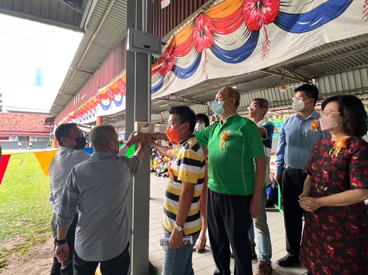 大都会/中国华小有盖篮球场开幕