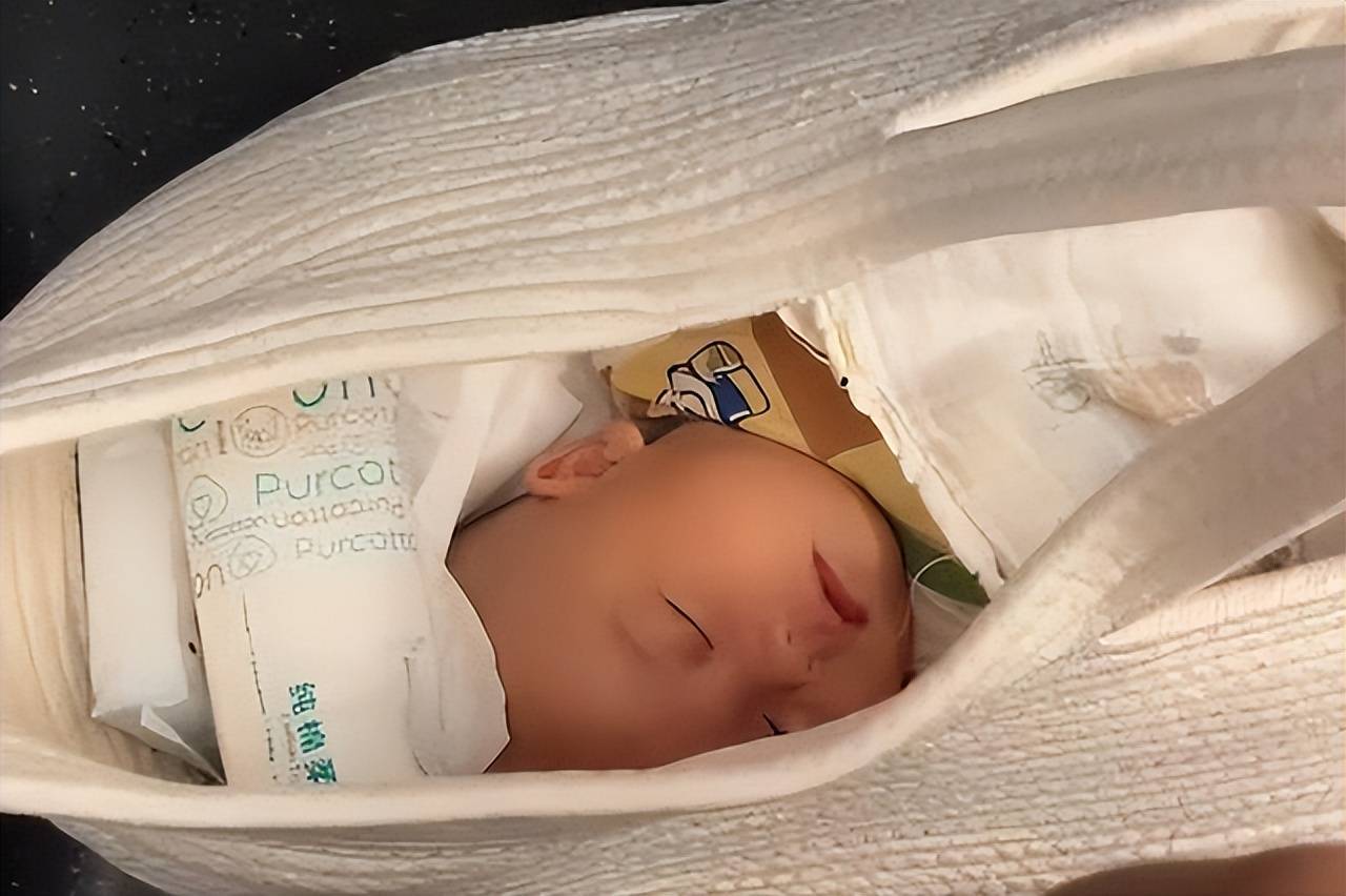 女子搭高铁把娃装进手提袋引网友关注 这样真的安全吗？