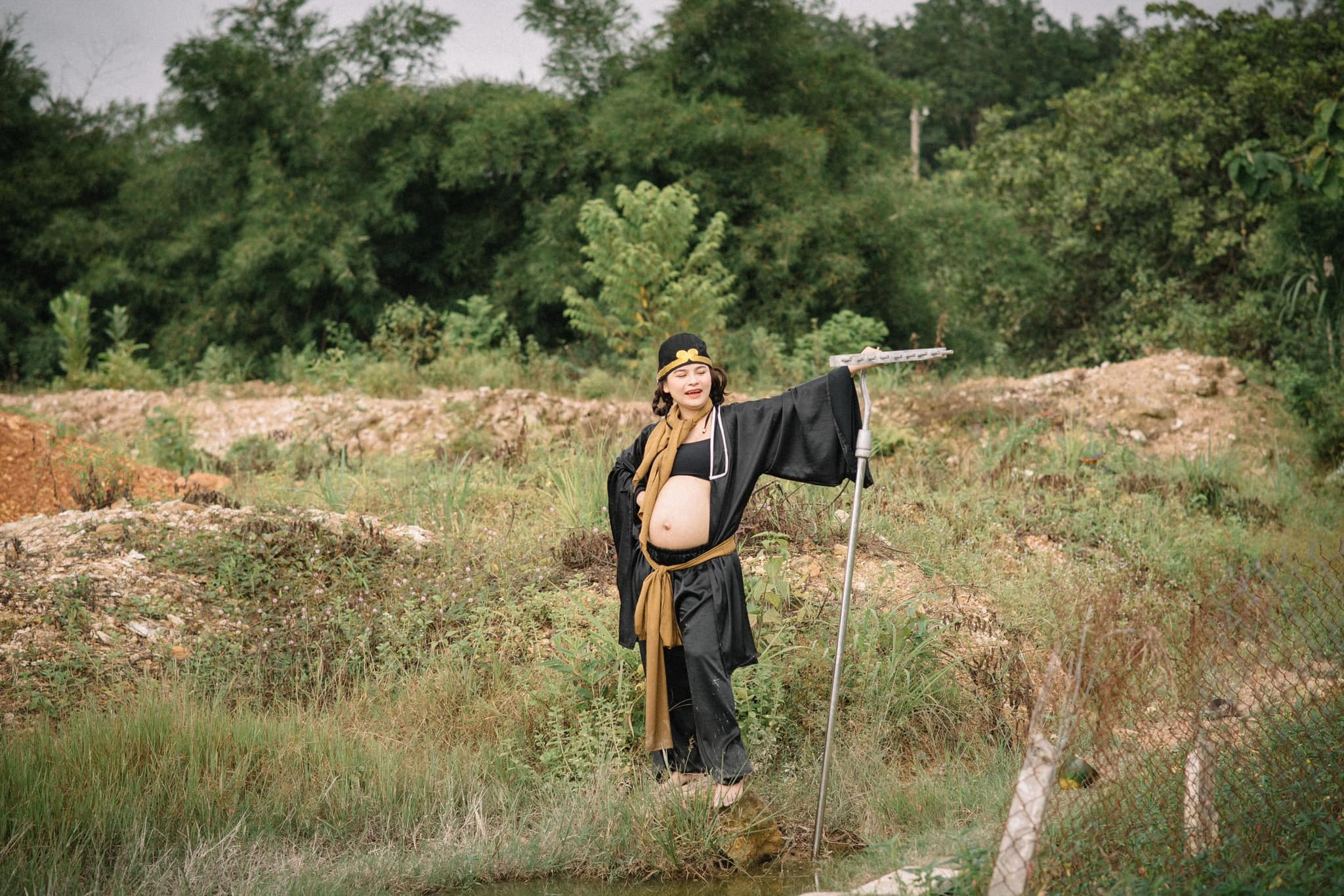 孕妇变身成猪八戒  网调侃“二师兄长得真漂亮！”