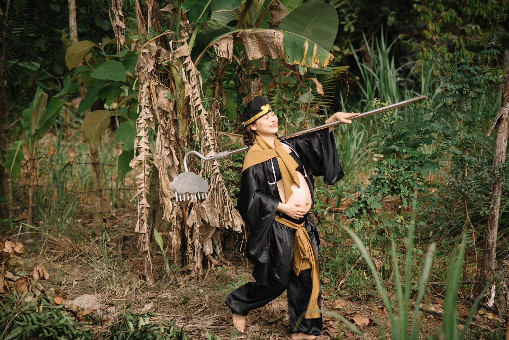 孕妇变身成猪八戒  网调侃“二师兄长得真漂亮！”