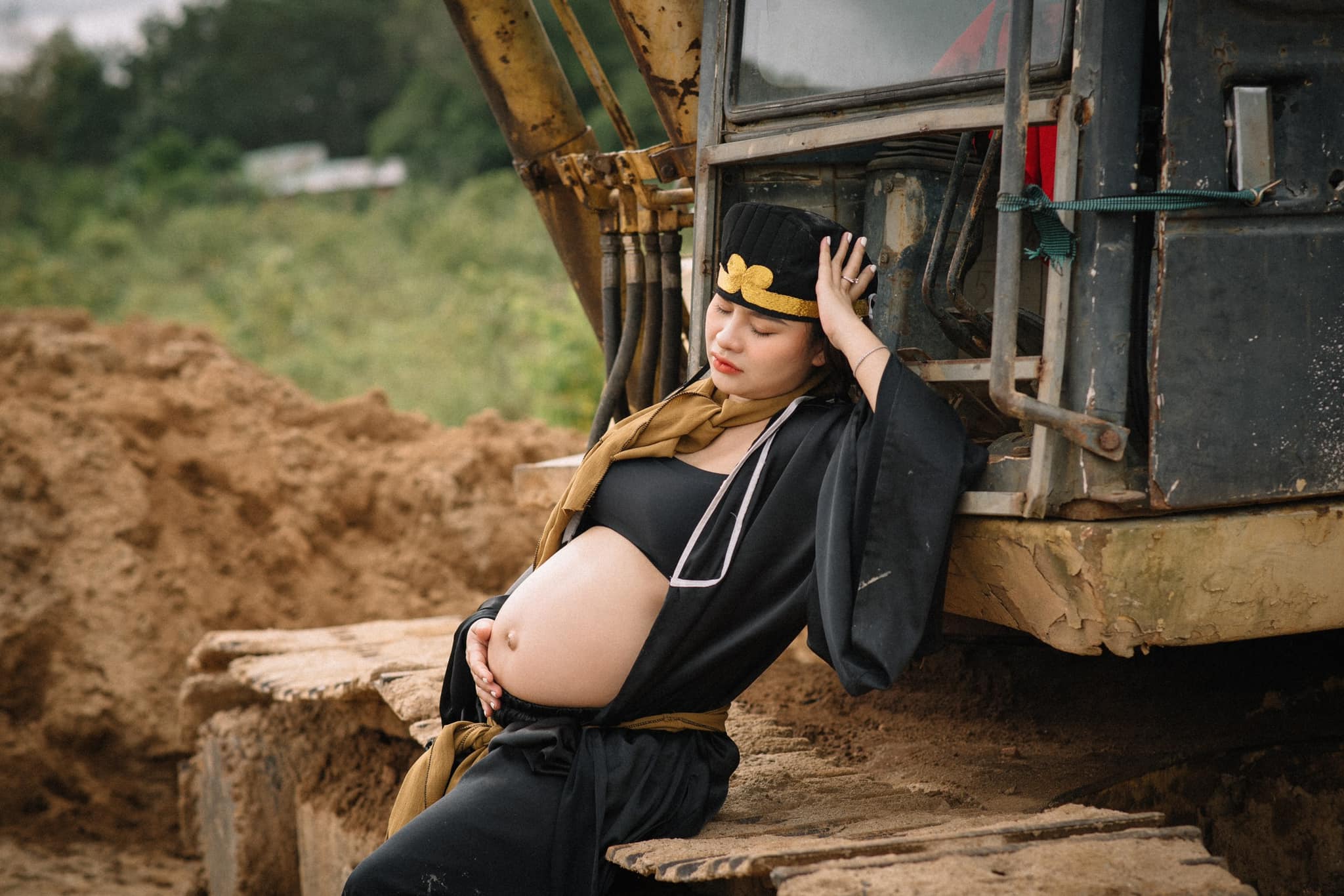 孕妇变身成猪八戒  网调侃“二师兄长得真漂亮！”