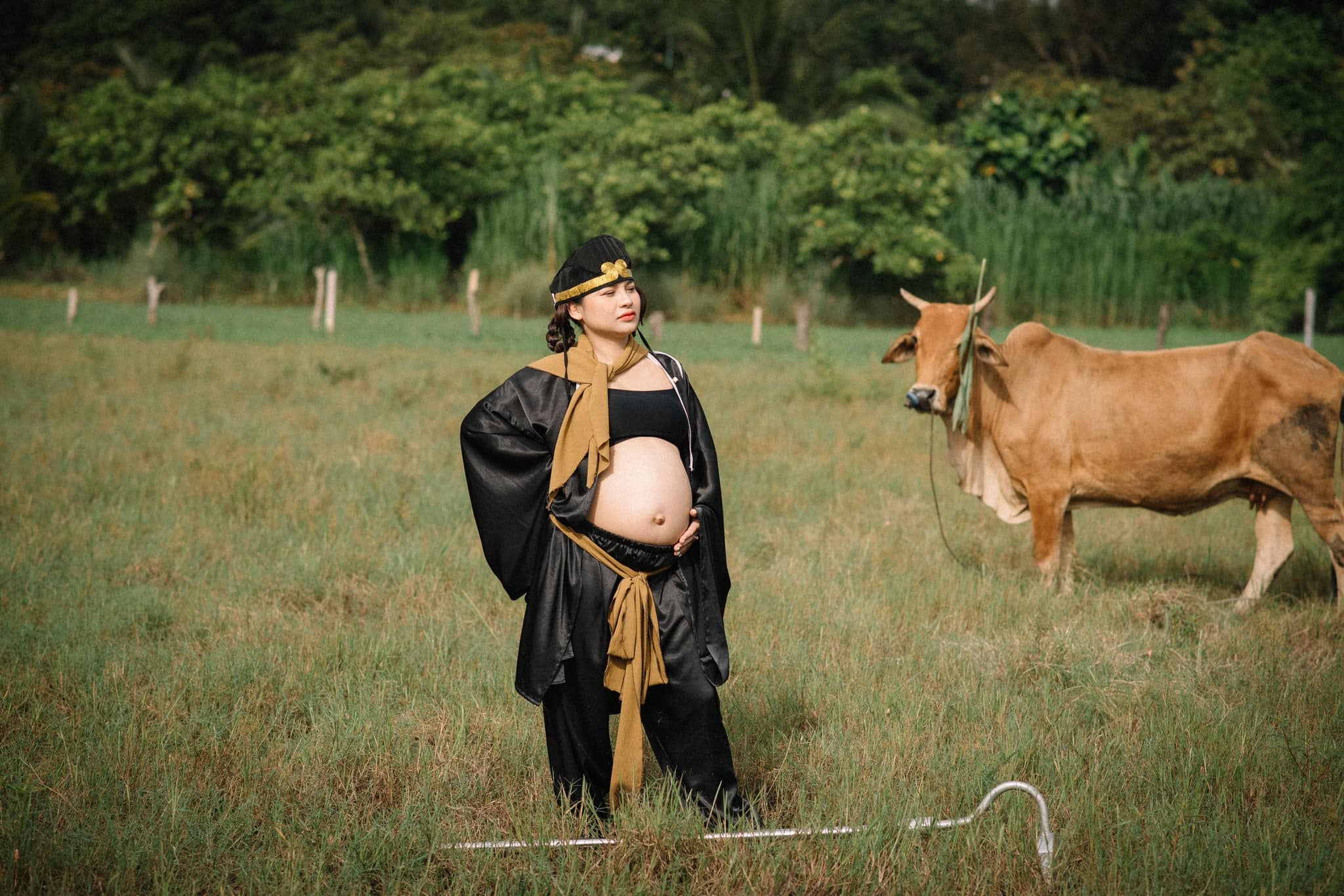 孕妇变身成猪八戒  网调侃“二师兄长得真漂亮！”