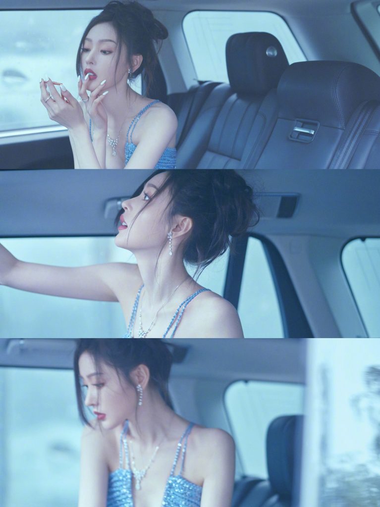 张天爱太瘦被批病态美 晒照强调:骨头天生的