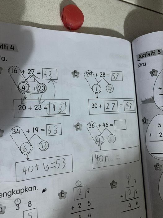 懊恼一年级数学题这么难 母亲:想烧掉自己大学文凭