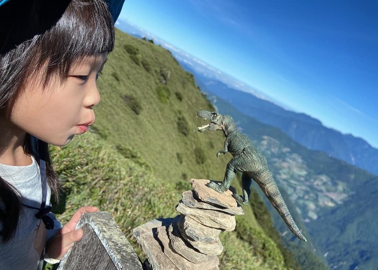 拼盘／民众登山遗恐龙娃娃　成争相拍照对象