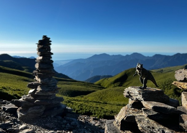 拼盘／民众登山遗恐龙娃娃　成争相拍照对象