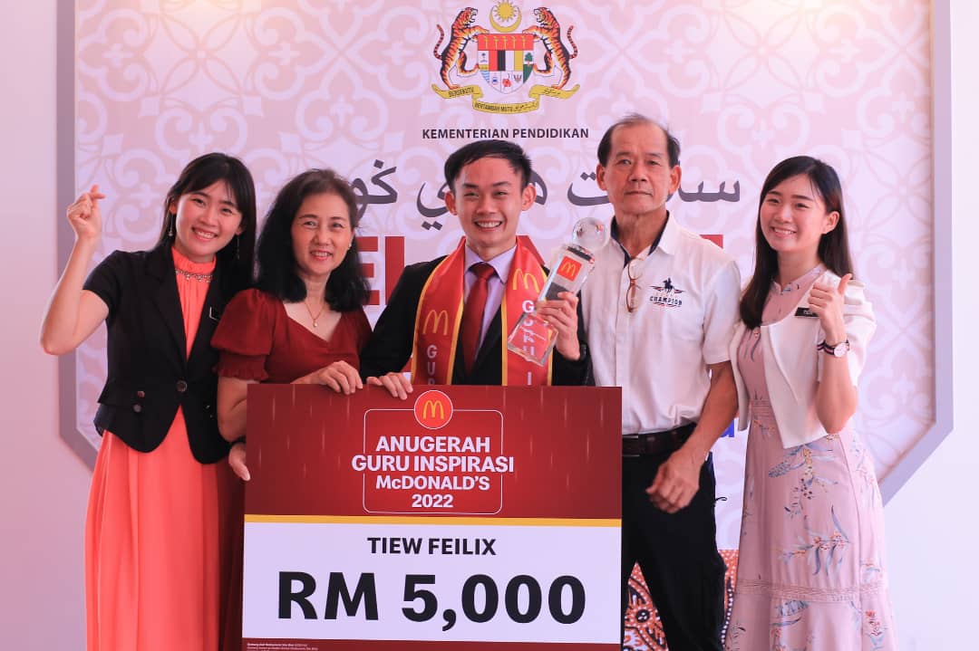 “2022年度麦当劳教师启迪奖”得主之一赵飞励