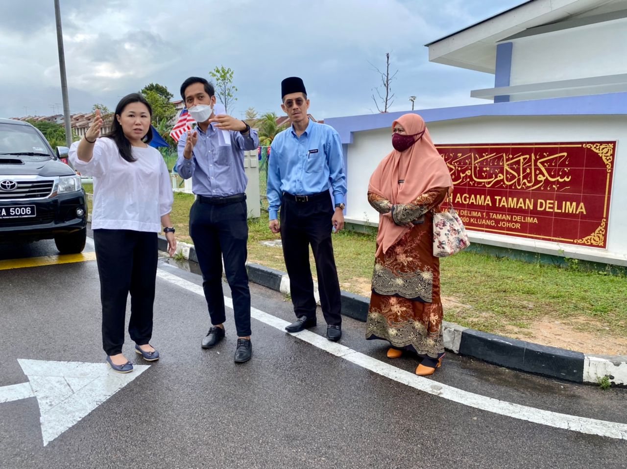 柔:新闻:日升园宗教学校道路设计不良 黄书琪拨款27万令吉改建道路