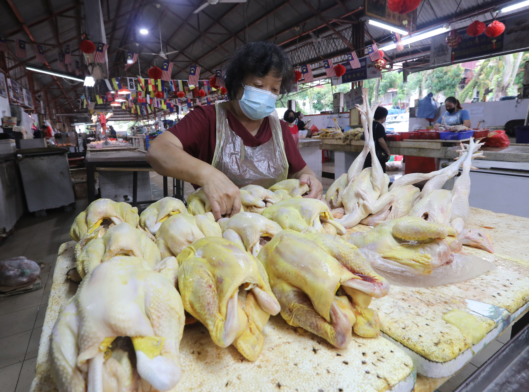 柔：特稿：巴刹肉菜价有起落  市民谨慎消费