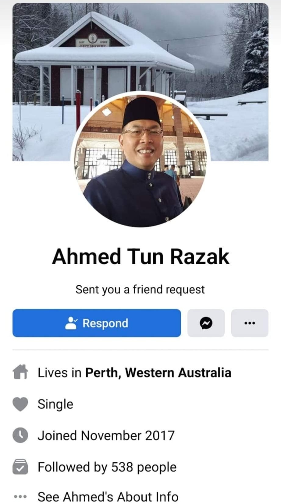 求真∕砂消拯局局长拿督希鲁丁照片被冒用