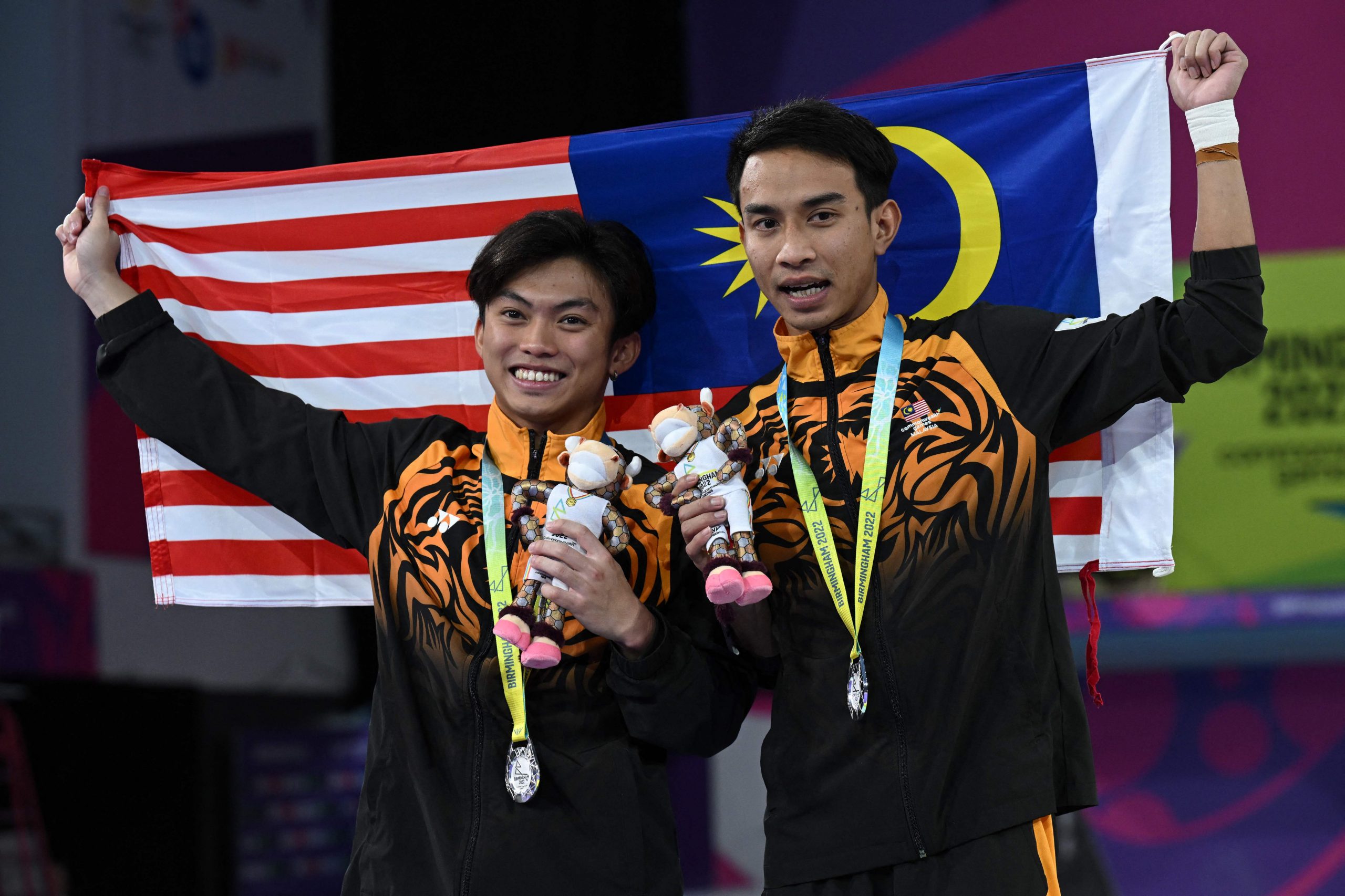 男子双人3公尺跳板摘银  大马收获第10枚奖牌