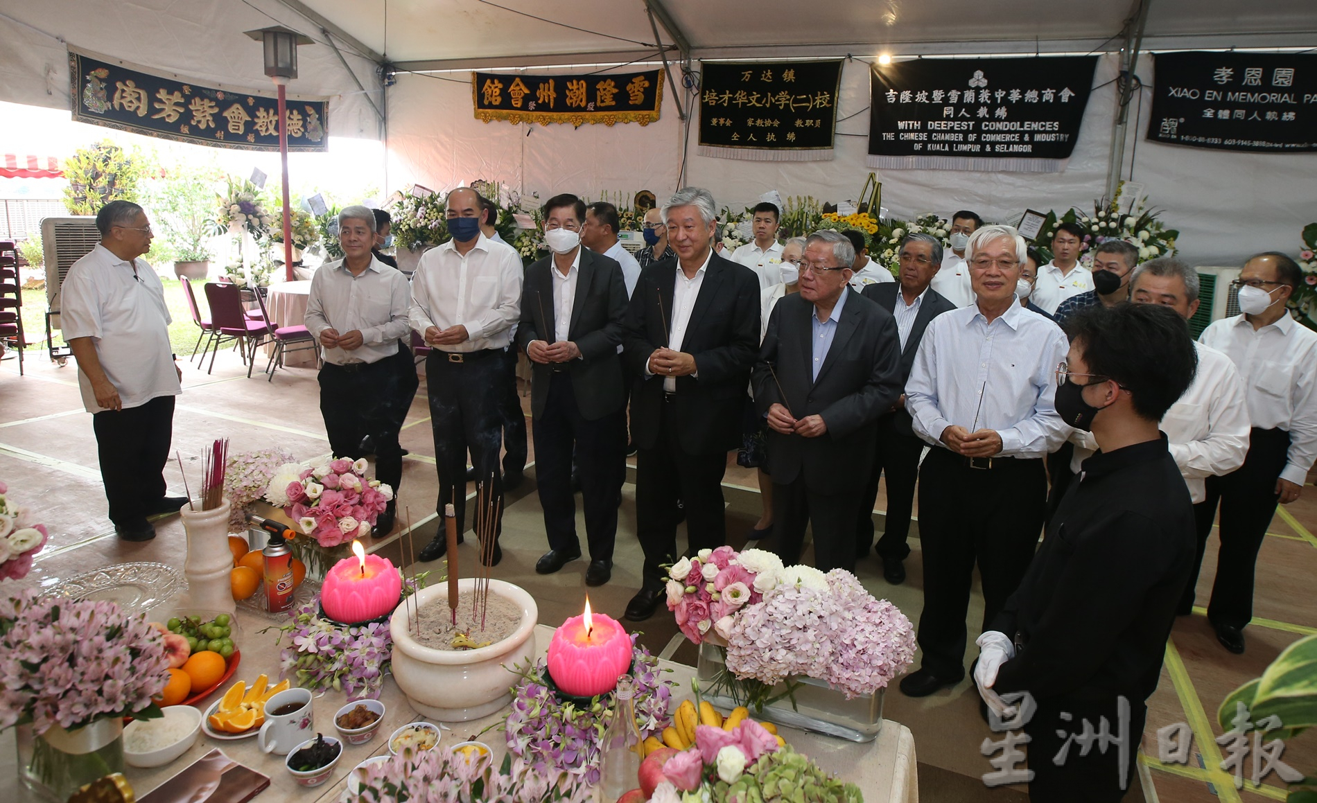 已故潘斯里锺玉凤老太夫人丧礼