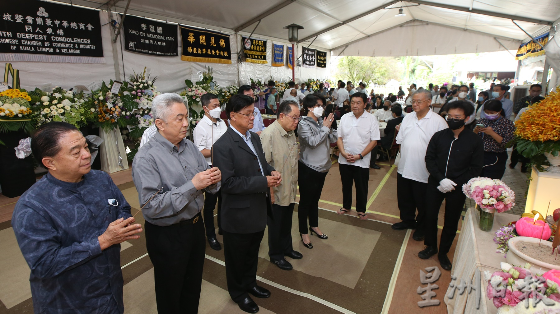 已故潘斯里锺玉凤老太夫人丧礼