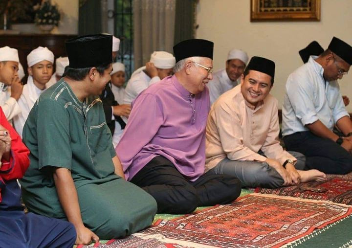 纳吉长子:继续扞卫和协助父亲斗争