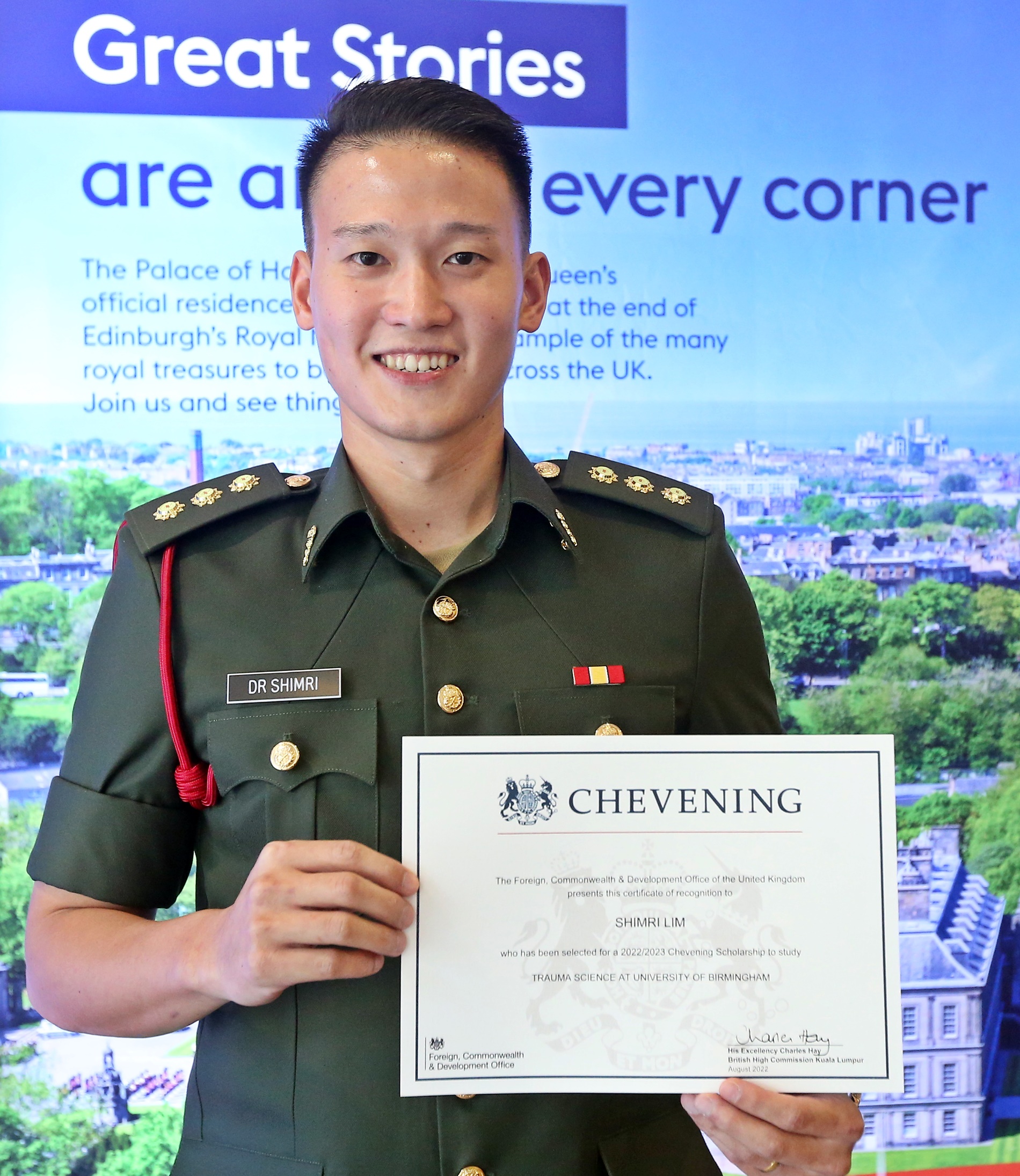 英国最高专员署:英国志奋领奖学金