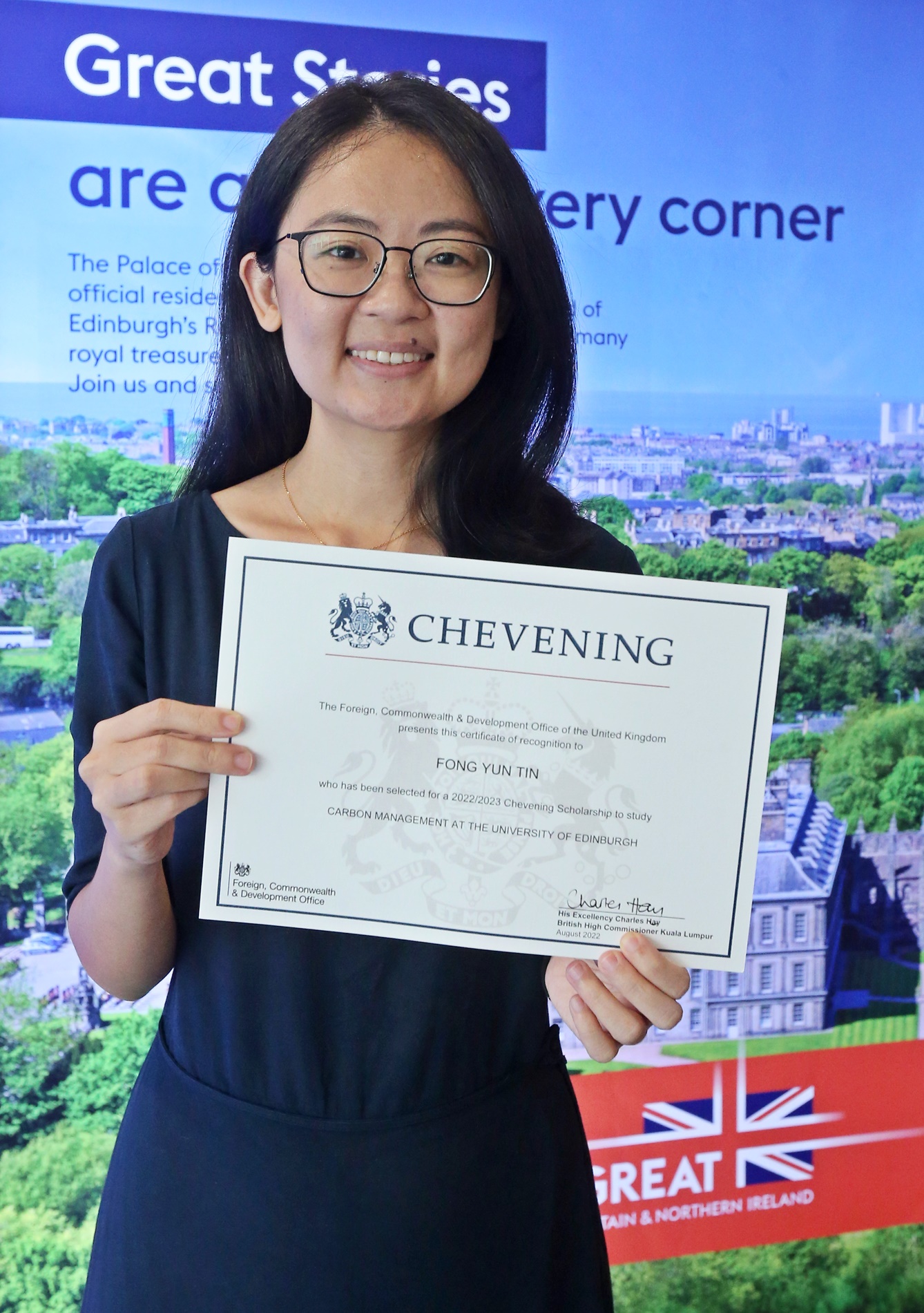 英国最高专员署:英国志奋领奖学金