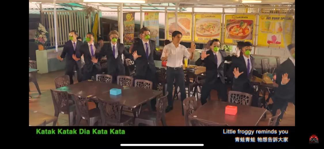 黄明志新歌记录“大马特殊物种” 邀赛沙迪大跳青蛙舞