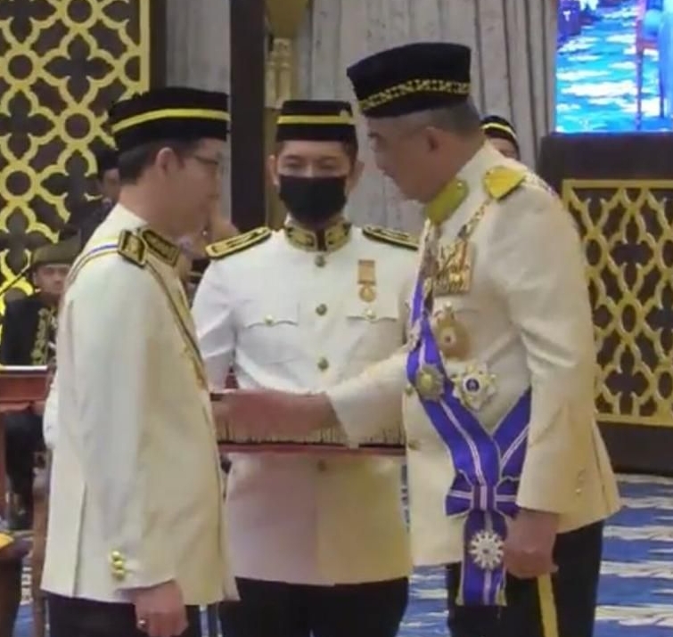 (全国版)孔令龙膺甲州元首封赐D.P.S.M拿督勋衔